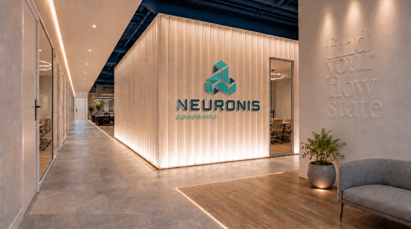 Interior de Neuronis Coworking en Campus Myrtea, Murcia